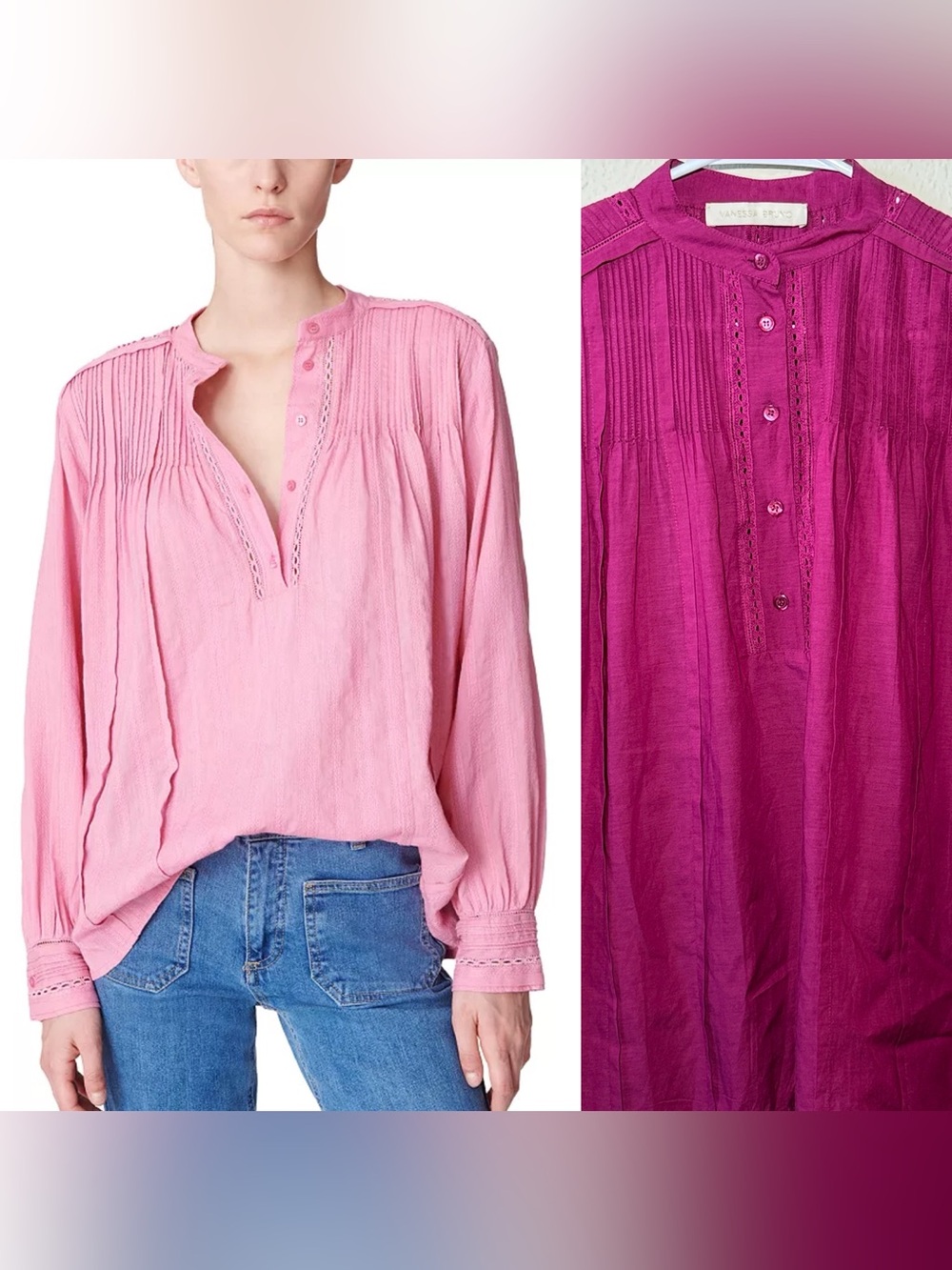Vanessa Bruno Natsumi Blouse Sz 34